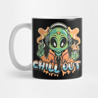 Cosmic Cadence: The Hip Hop Alien Mug